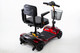 Shoprider Dasher 4 Scooter 250lb Capacity With Swivel Seating in Burgundy