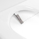 Brondell Swash Thinline Luxury Bidet Toilet Seat With Side Arm Control Round