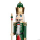 5 Ft. Giant Classic Green Wood Holiday Nutcracker with Scepter