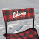 Eskimo Ice Fishing Standard Buffalo Plaid Folding Chair in Red/Black