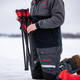 Eskimo Ice Fishing Standard Buffalo Plaid Folding Chair in Red/Black
