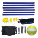 Bluewave Portable Volleyball Net, Posts, Ball & Pump Set