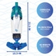 Bluewave Pool Blaster Fusion Pv-10 Handheld Cordless Pool And Spa Vacuum Cleaner