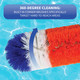Bluewave Brush Around 360-Degree Wall And Floor Swimming Pool Cleaning Brush
