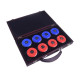 Bluewave Pro-Series Shuffleboard Pucks W/ Case - Set Of 8