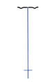 Rinehart BowTree Traditional 70" Double Bow Hanger in Bowtree Blue