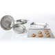 New 360 Cookware 5-Piece Stainless Steel Bakeware Set