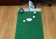 Big Moss Golf Office Fit 16' OF16+ Compact Practice Training Putting Green with 1 Cup