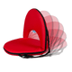 Pacific Play Tents  Multi Fold Padded Seat - Red
