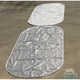 Rhino Shelter Cycle Pocket Style PE Cover Zippered White Enclosure 7.9'Wx11.9'L