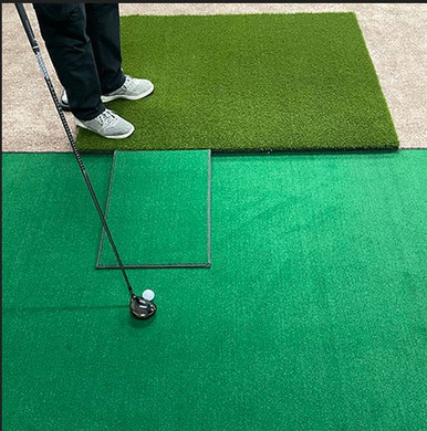 Big Moss Ramp Big Moss Golf Indoor Simulator Practice Bay Putting Return Ramp Mat 18 ...