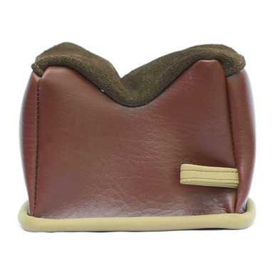 New Pro Ears Benchmaster Rifle Rest All Leather Gun Sighting Bench Bag ...