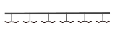 New Rinehart 12 Bow Ceiling Rack Holder - Give 5 To Cancer