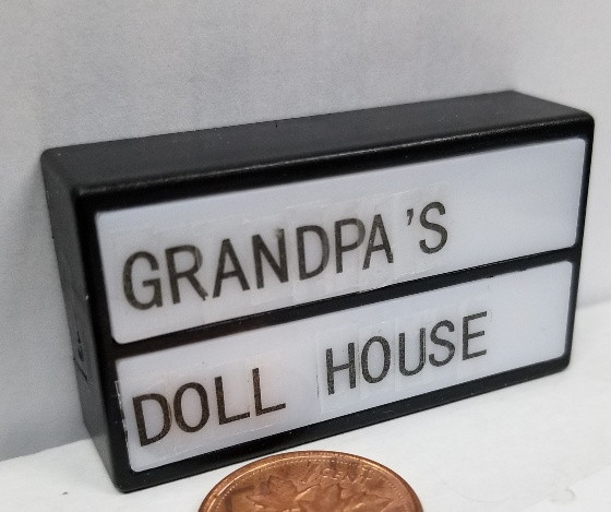 Battery Powered LED Sign - You Personalize - Grandpa's Doll House
