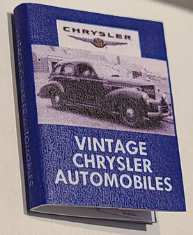 Miniature Book, "Vintage Chryslers"