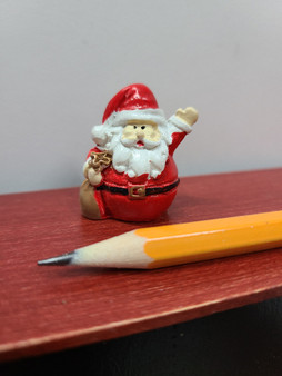 Miniature Santa Cookie Jar