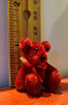 Teeney Tiny Red Teddy Bear 