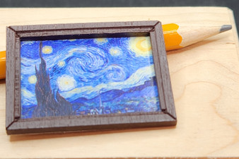 Miniature Framed Painting "D"