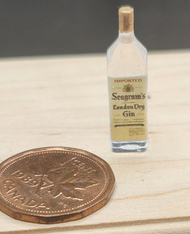 Miniature, 1/12 Scale -  Seagram's Gin