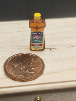 1/12 Scale, Miniature Monty's Oil Soap