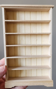 1/12 Scale Unfinished Wooden Shelf