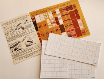 1/12 Scale Book Making Kit - 19th Century Reference Collection