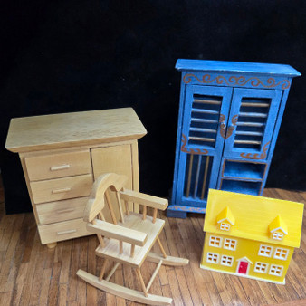  AB26-166- 1/12 Scale - Baby Furniture & Dollhouse - "PL" 