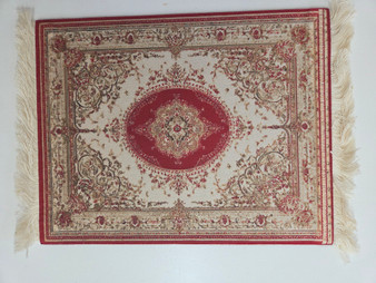 1/12 Scale Carpet -  Shades of Brown & Black - 7" x 9"