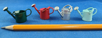 Miniature Metal Watering Can with Moving Handle