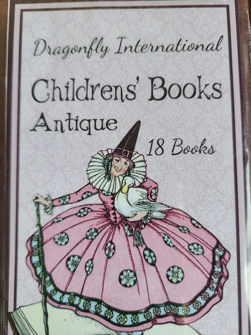 1/12 Scale Book Kit - Antique Children Books - Makes 18