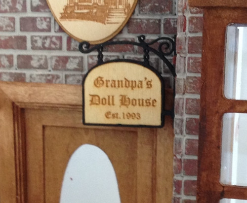 Grandpa's Doll House custom sign