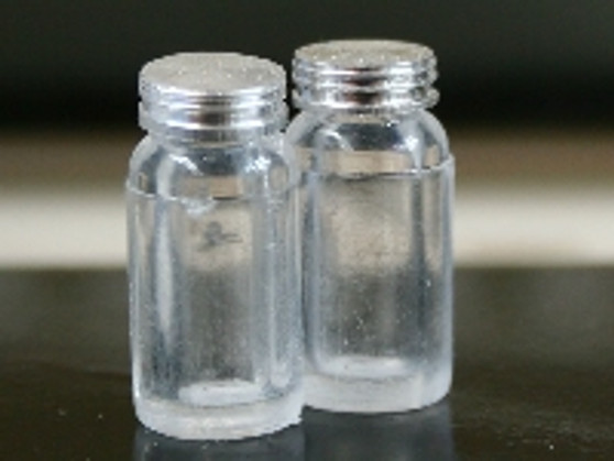1/12 Scale Pair of Jars with Removable Lids