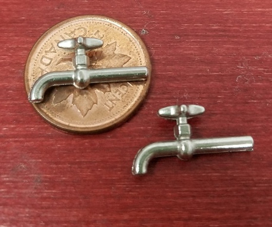 Silver Water Taps - Set of 2