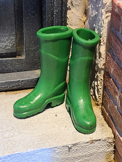 1/12 Scale Green Rubber Boots