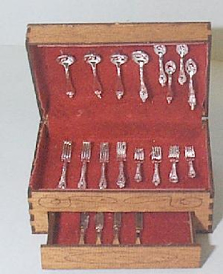 Miniature Silverware Box with Drawer KIt