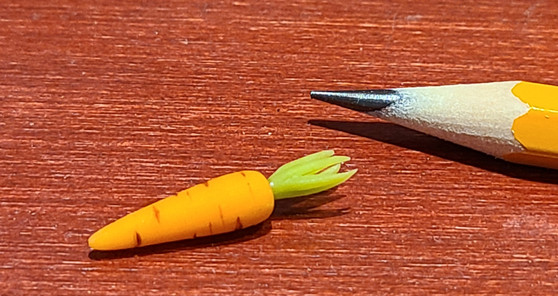 1/12 Scale Handmade Carrot