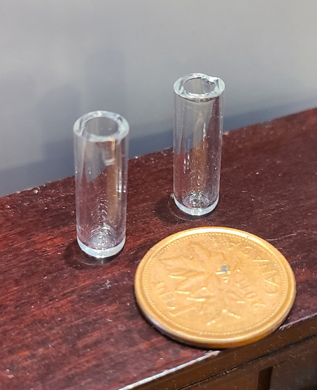 Pair of Tall Miniature Glasses