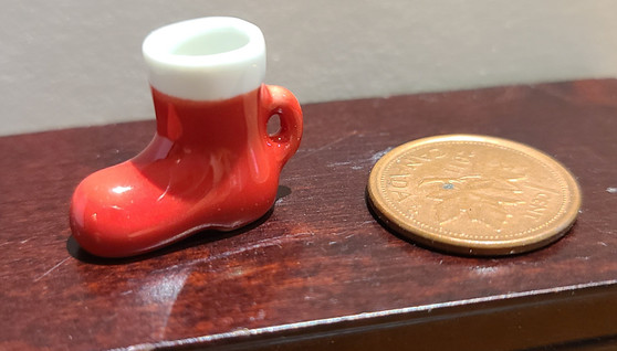 Miniature Santa Boot Mug