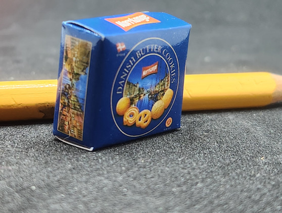  1/12 Scale Box Of Danish Butter Cookies