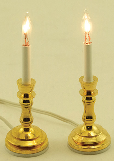 Set of 2 -1/12 Scale 12 Volt Candles