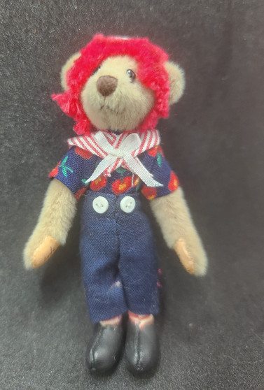 Miniature Teddy Bear, "Andy",  3 1/4" high