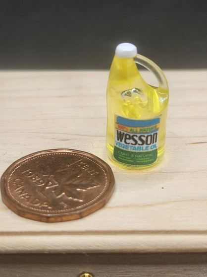 Copy of Miniature, 1/12 Scale -  Gallon of Wesson Cooking Oil