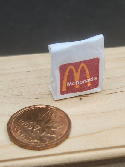 1/12 Scale -  McDonald's Take Out Bag