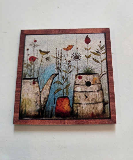 1/12 Scale Wall Art - Wildflowers in Cans