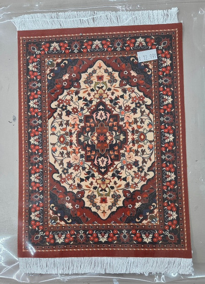 1/12 Scale Carpet - Rust - 6 7/8" x 9 7/16"