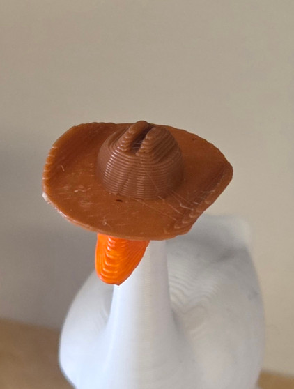1/12 Scale Porch Goose Cowboy Hat (Goose Sold Separately)