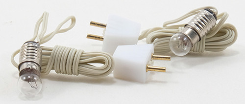 Screwbase Sockets with Round Bulbs (2)