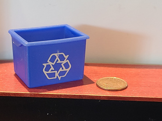 Miniature Recycling Bin