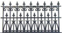 1/12 Scale Plastic Fence Rail - Set of 2