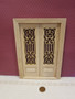 1/12 Scale Fancy Double Screen Door with Threshold